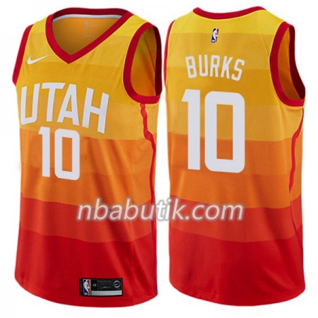 NBA Mænd Trøje Utah Jazz Alec Burks 10 Nike City Edition Swingman NBA Mænd Trøje Utah Jazz Alec Burks 10 Nike City Edition Swingman